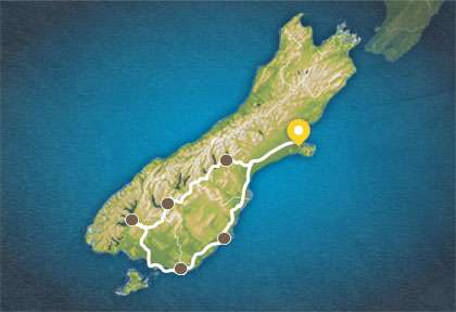 Autotour Nouvelle-Zélande Southland & la région d’Otago