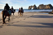 Nouvelle-Zélande - Cape Farewell - Randonnée guidée à cheval sur la plage de Wharariki