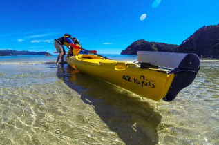 Nouvelle-Zélande - Abel Tasman National Park - Abel Tasman en kayak - faune marine et histoire locale
