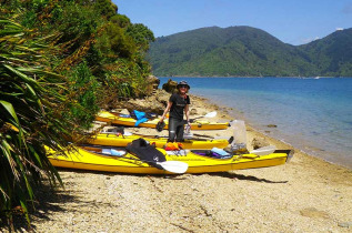 Nouvelle-Zélande - Marlborough Sounds - Aventure guidée sur la Queen Charlotte Track - marche et kayak