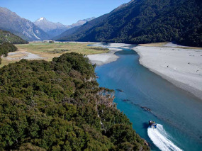 Nouvelle-Zélande - Wanaka - Jet boat, hélicoptère et randonnée sauvage