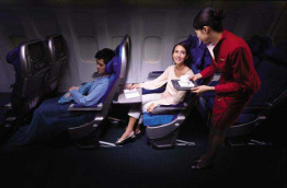 Cathay Pacific - Classe Economie - En vol 