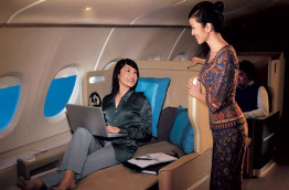 Singapore Airlines - Siège classe Affaires - détente