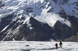 Nouvelle-Zélande - Mount Cook - Randonnée sur le glacier de Tasman, accès en hélicoptère