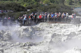 Nouvelle-Zélande - Rotorua - Visite libre de la réserve géothermique de Hell's Gate