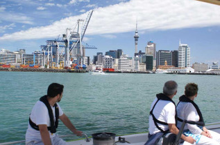 Nouvelle-Zélande - Auckland - Croisière à bord d'un voilier dans le port d'Auckland