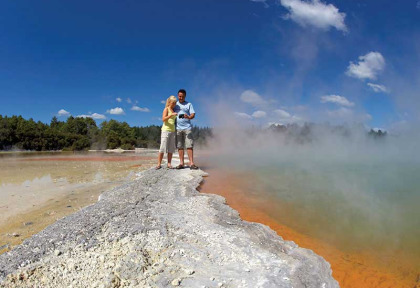 Nouvelle-Zélande - Rotorua - Wai-O-Tapu, Waimangu et Waikite, concentré de merveilles géothermiques © Tourism New Zealand, Chris McLennan