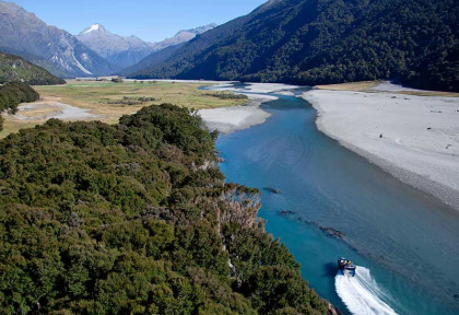 Nouvelle-Zélande - Wanaka - Jet boat, hélicoptère et randonnée sauvage