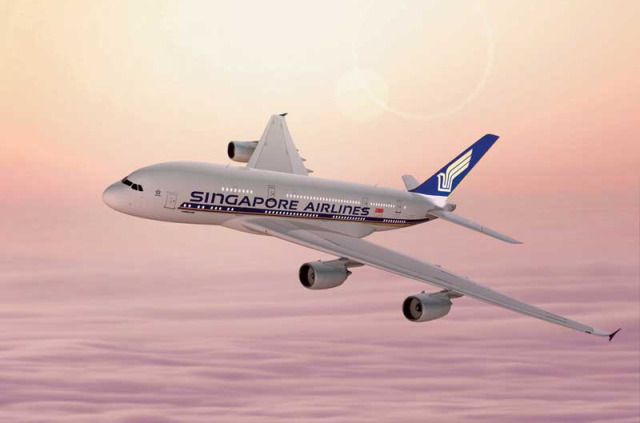 Singapore Airlines - A380 en vol