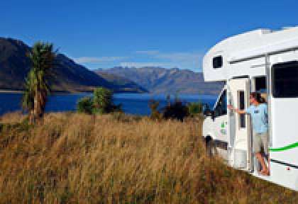 Camping-car de luxe en Nouvelle-Zélande