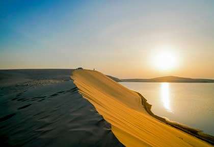 Le désert de Khor al Adaid au Qatar