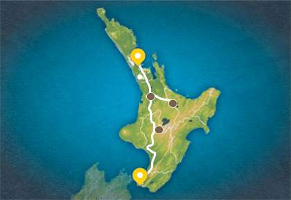 Nouvelle-Zélande - Great Journeys New Zealand, Northern Explorer © Robin Heyworth 