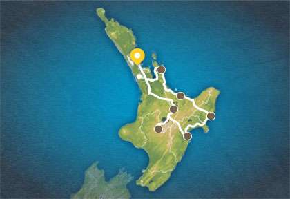 Autotour Auckland la boucle du Nord