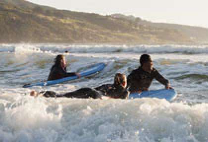 Surf en Nouvelle-Zélande