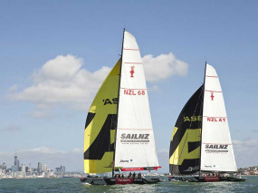 Nouvelle-Zélande - Auckland - Sortie en mer à bord d'un voilier de l'America's Cup