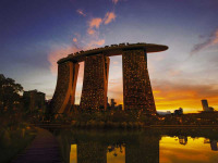 Singapour - Marina Bay Sands - Vue extérieure