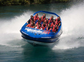 Nouvelle-Zélande - Taupo - Sensations fortes en jet boat sur la rivière Waikato