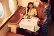 Singapore Airlines - Suite de l'A380 - Dîner