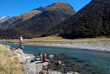 Nouvelle-Zélande - Wanaka - Jet boat sur la rivière Matukituki et randonnée sauvage © Lake Wanaka Tourism