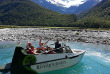 Nouvelle-Zélande - Wanaka - Jet boat sur la rivière Matukituki et randonnée sauvage