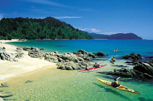 Nouvelle-Zlande - Abel Tasman National Park - Abel Tasman en kayak - merveilles naturelles