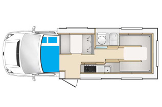 Nouvelle-Zélande - Camping car - Cheapa Campa 4 Berth