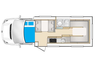 Nouvelle-Zélande - Camping car - Cheapa Campa 6 Berth