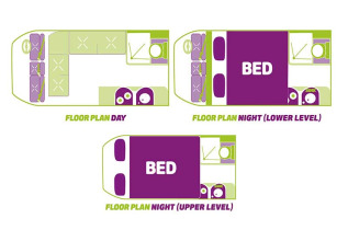 Camping Car Nouvelle-Zélande - Jucy Chaser - 3 personnes