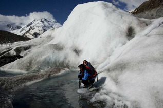 Nouvelle-Zélande - Mount Cook - Randonnée sur le glacier de Tasman, accès en hélicoptère