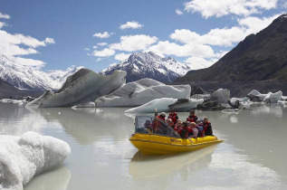 Nouvelle-Zélande - Mount Cook - Croisière sur le lac terminal du glacier de Tasman