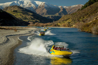 Nouvelle Zélande - Queenstown - Kjet - Jet Boat Ride on Kawarau river