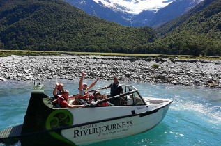 Nouvelle-Zélande - Wanaka - Jet boat, hélicoptère et randonnée sauvage