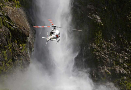 Nouvelle-Zélande - Te Anau - Survol du Milford Sound en hélicoptère