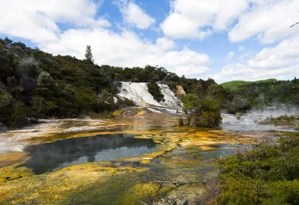 Nouvelle-Zélande - Taupo - Visite libre de la réserve géothermique d'Orakei Korako