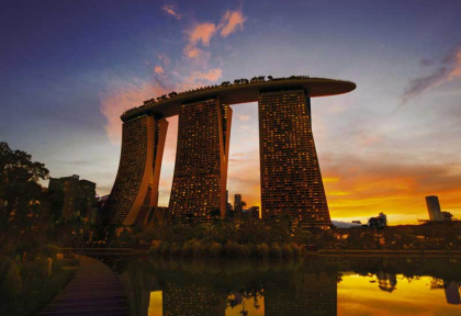 Singapour - Marina Bay Sands - Vue extérieure