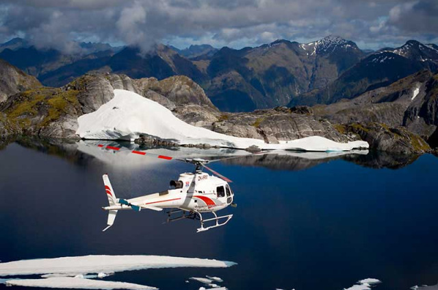 Nouvelle-Zélande - Te Anau - Survol du Doubtful Sound en hélicoptère