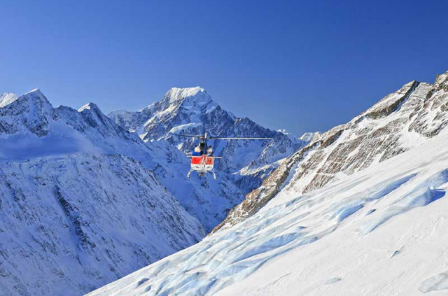 Nouvelle-Zélande - Mount Cook - Survol de 40 minutes en hélicoptère