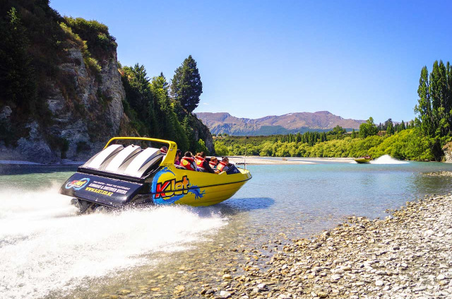 Nouvelle Zélande - Queenstown - Kjet - Jet Boat Ride on Shotover river